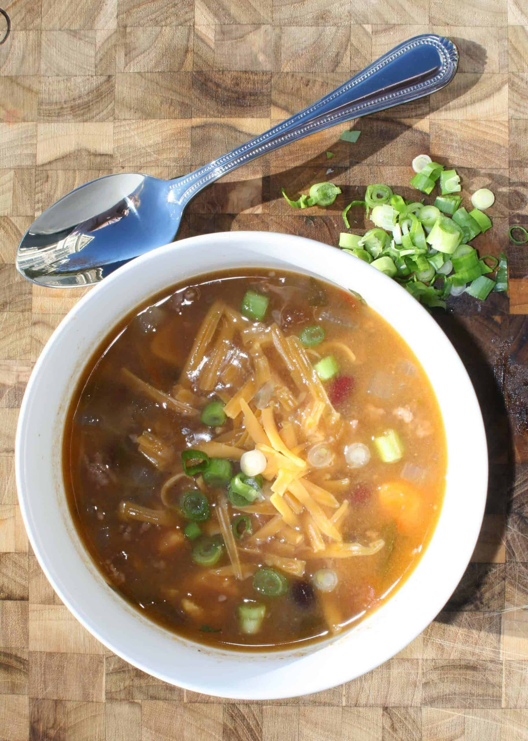 Taco Soup with Sweet Potatoes