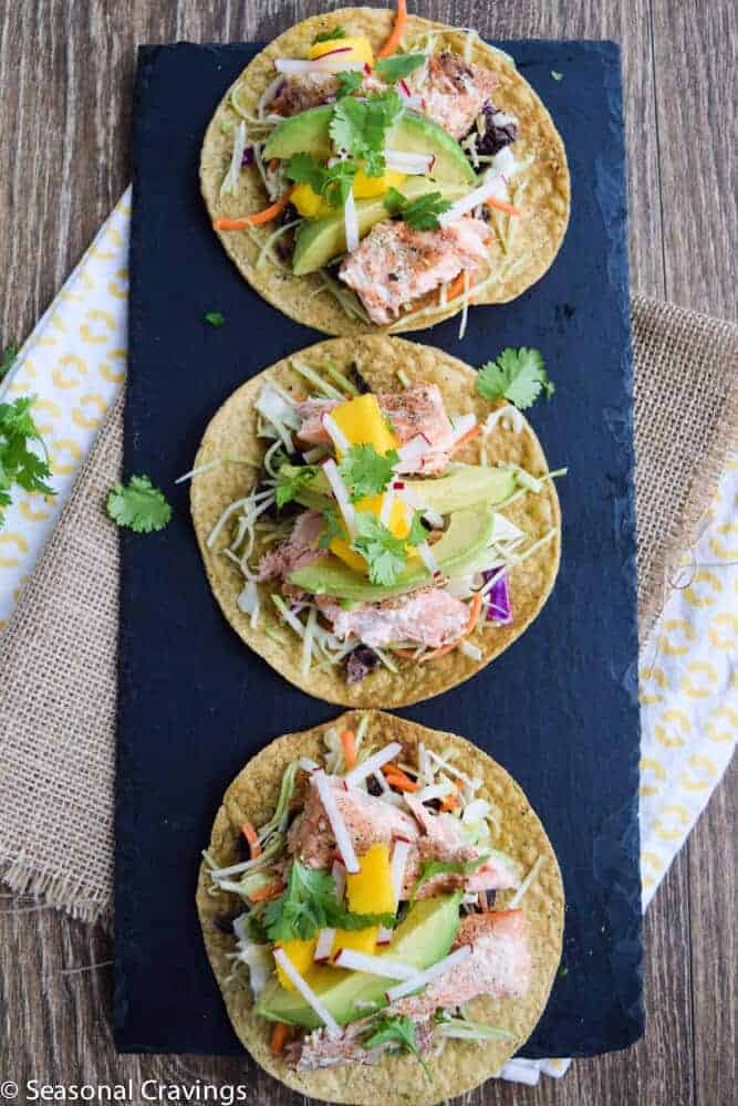 Salmon Tostadas