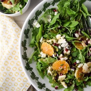 Arugula, Orange and Pomegranate Salad