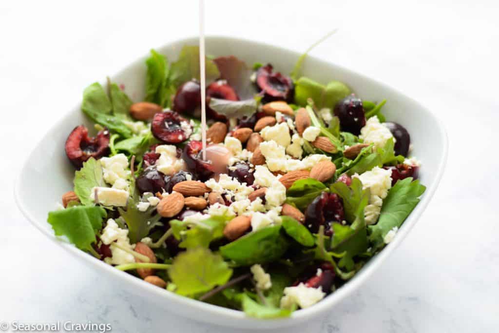 Arugula Salad with Cherries and Feta