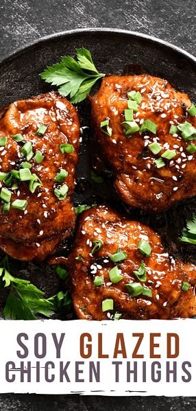 soy glazed chicken thighs