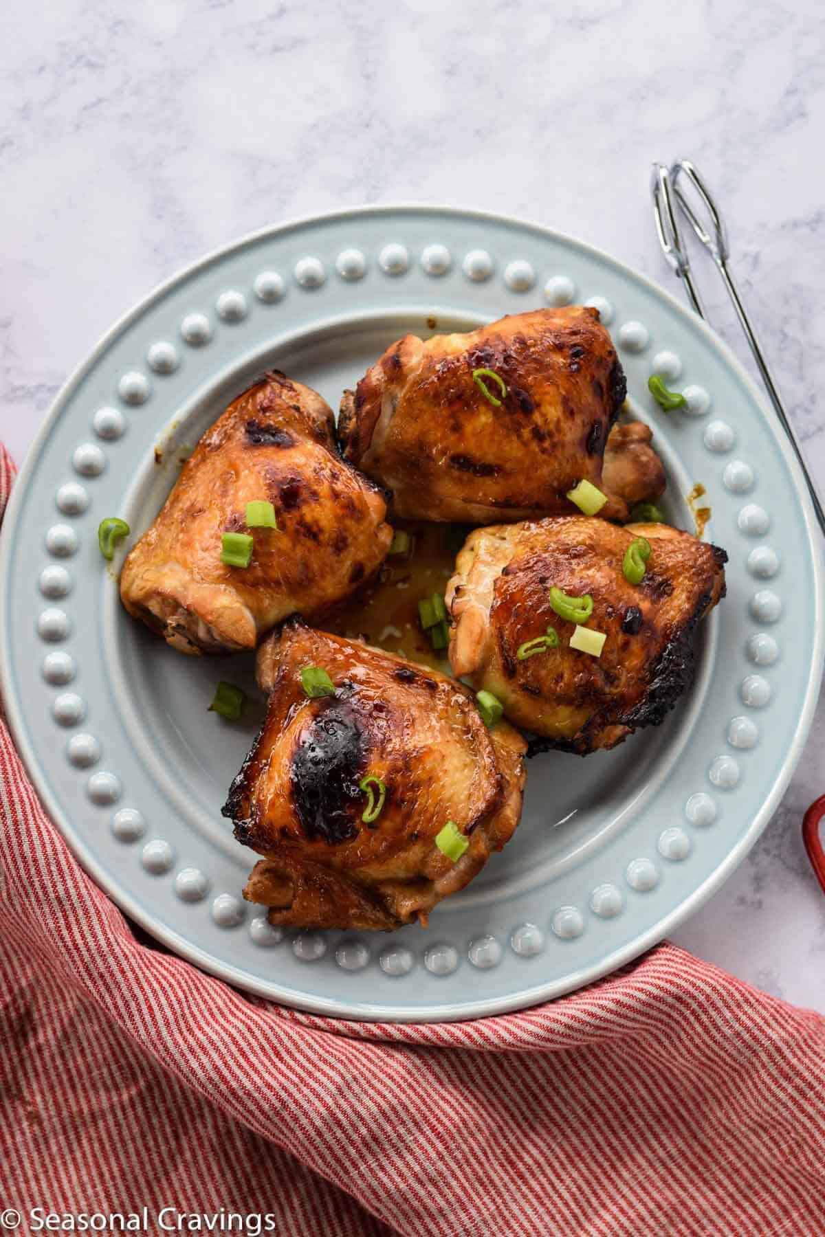 Soy Glazed Chicken Thighs