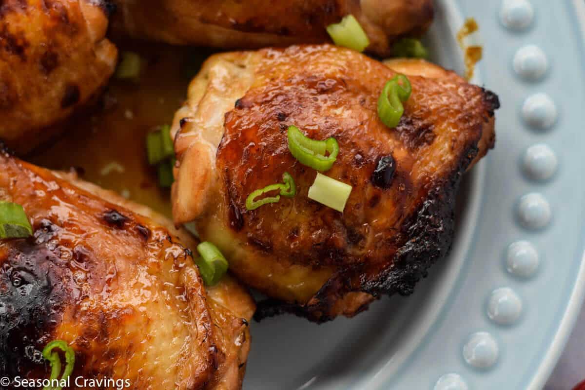 Soy Glazed Chicken Thighs