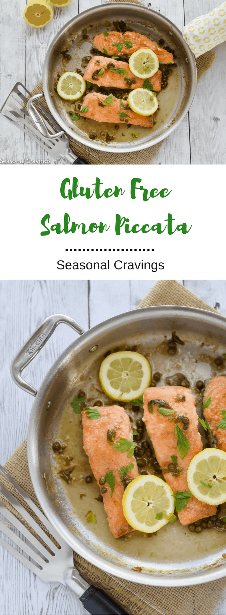 Gluten Free Salmon Piccata