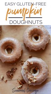 Easy pumpkin doughnuts that are gluten-free.