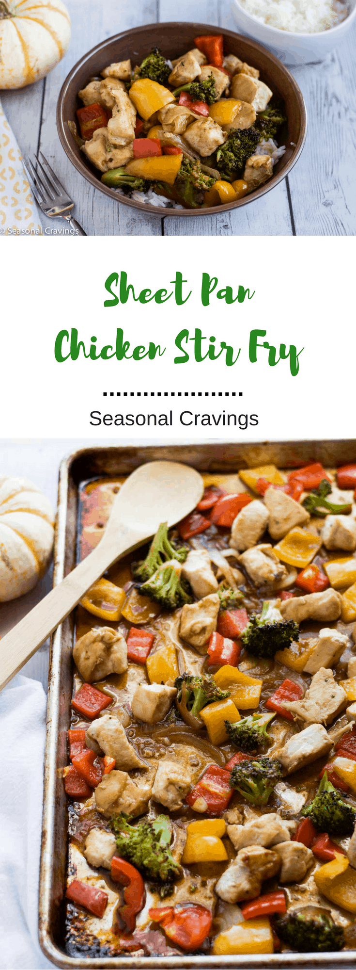 Sheet Pan Chicken Stir Fry