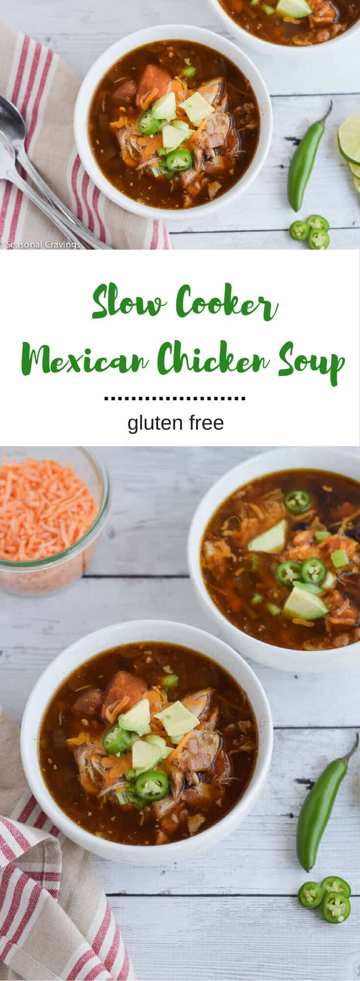 Slow Cooker Mexican Chicken Soup