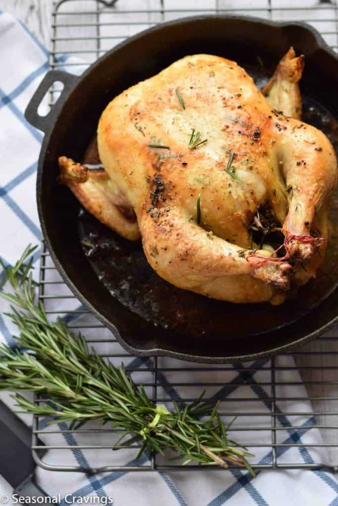 gluten free Roasted Rosemary Lemon Chicken