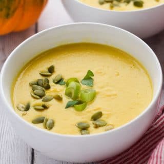 Acorn Squash Soup with Turmeric