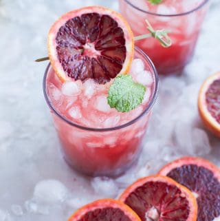 Blood Orange Wine Spritzer