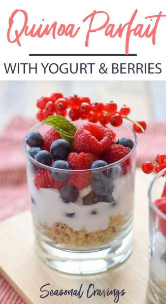 quinoa breakfast parfait