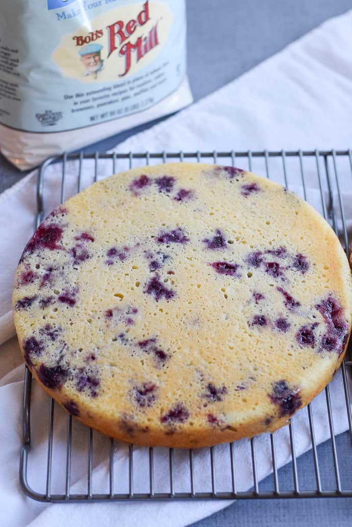 Gluten Free Lemon Blueberry Cake