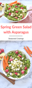 Spring Green Salad with Asparagus