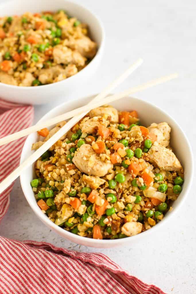  cauliflower chicken fried rice gluten free meal plan 