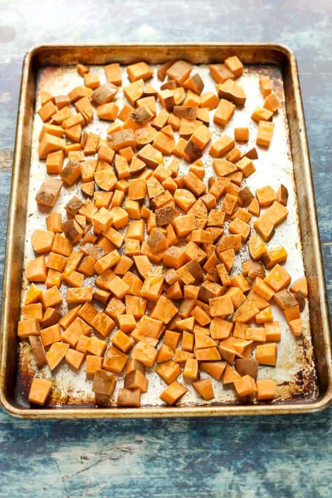 roasted sweet potatoes