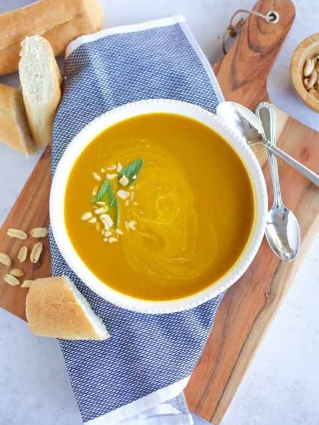 Instant Pot Curried Pumpkin Soup