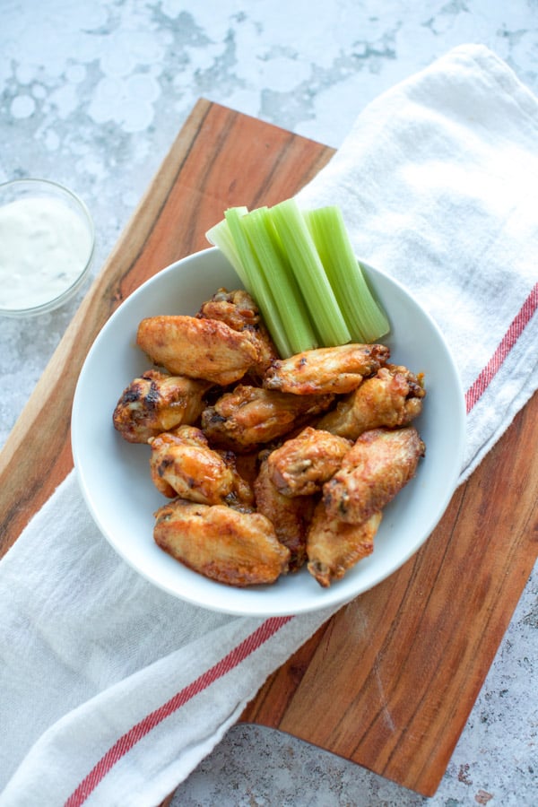 air fryer wings with celery