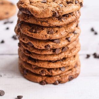 Flourless Chocolate Chip Cookies