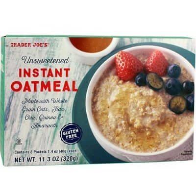 gluten free instant oatmeal