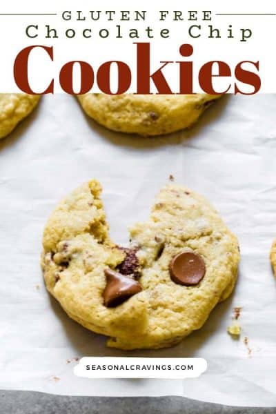 Gluten free chocolate chip cookies.