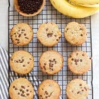 gluten free banana chocolate chip muffins