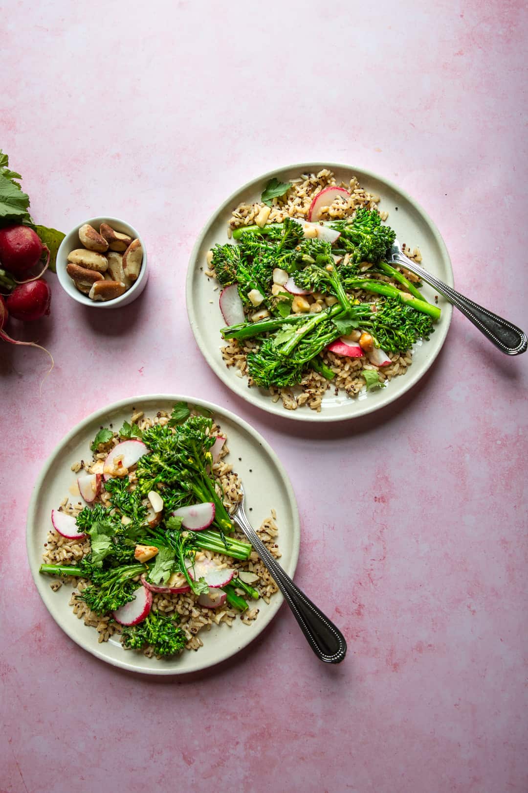 broccolini and rice salad