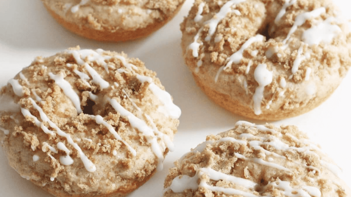 Baked Gluten-Free Coffee Cake Doughnuts