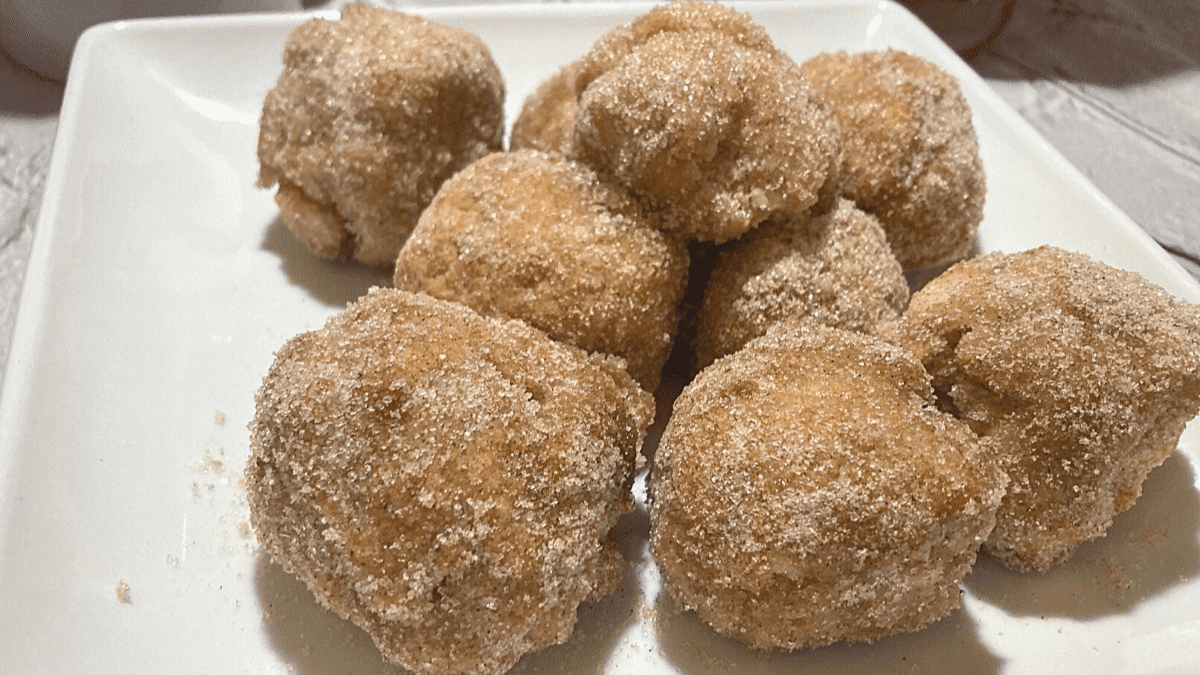 AIR FRYER GLUTEN FREE APPLE CIDER DONUTS