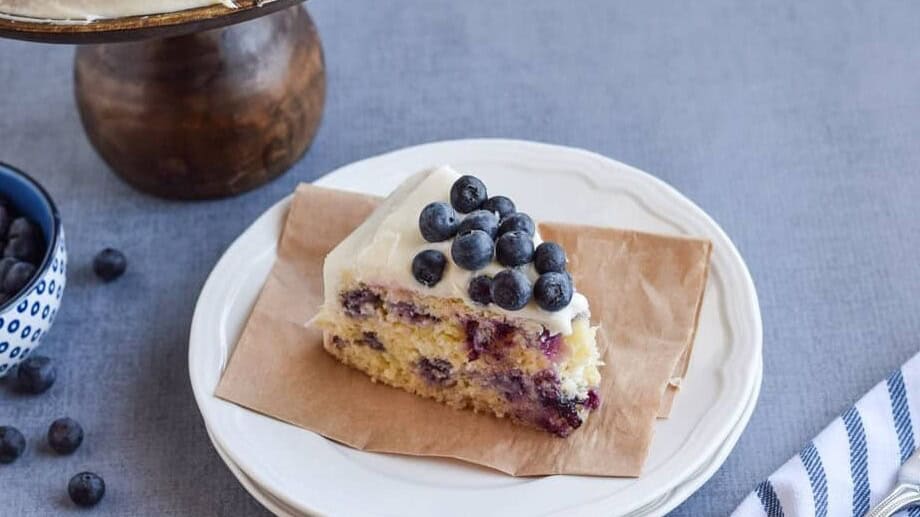 Gluten Free Lemon Blueberry Cake