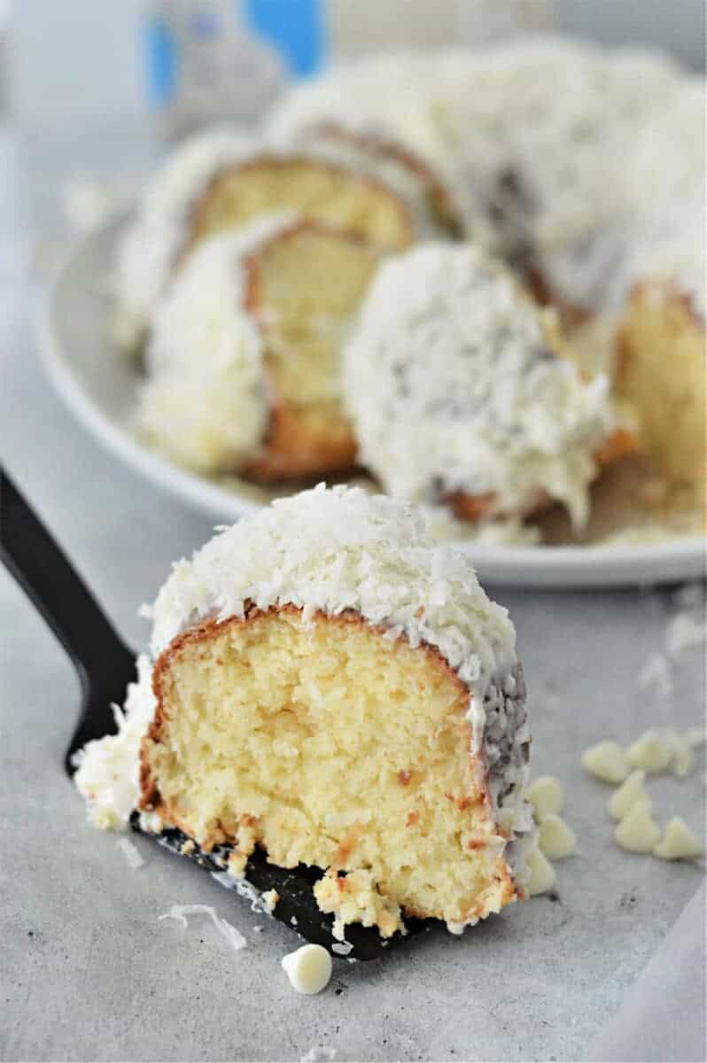 White Chocolate Chip Bundt Cake.