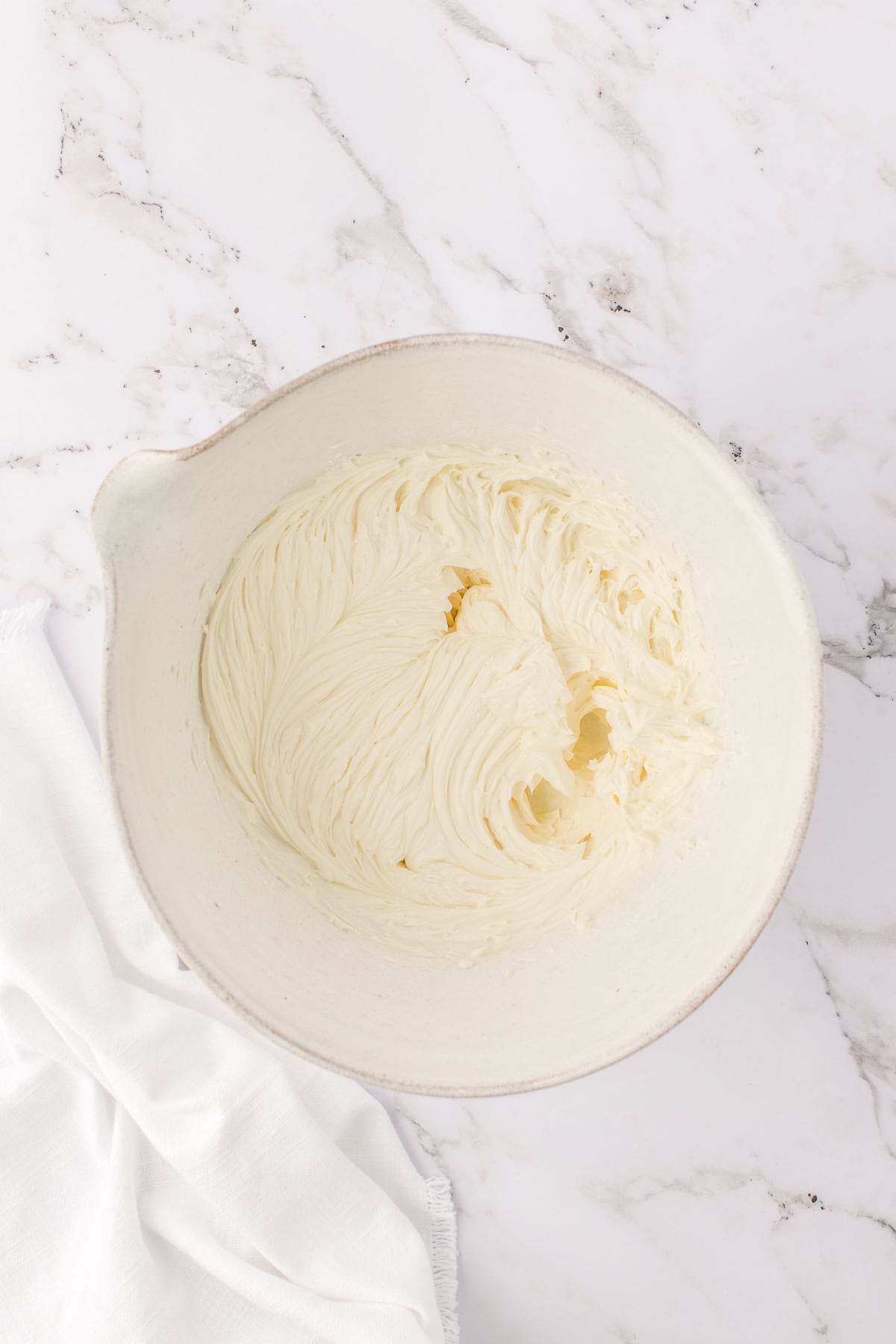 frosting in a bowl